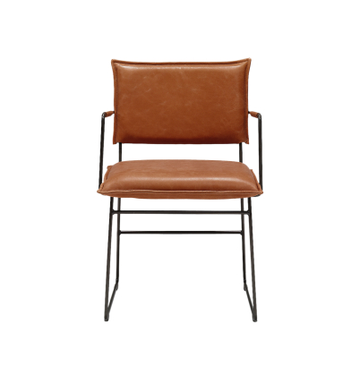 Nr. 32 / Stuhl mit Armteil / in Leder / ab 700 €